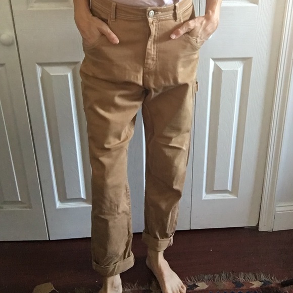 Men’s Bershka 28x32 Gold Trousers - Picture 4 of 5